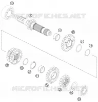 BOITE DE VITESSES - ARBRE PRIMAIRE