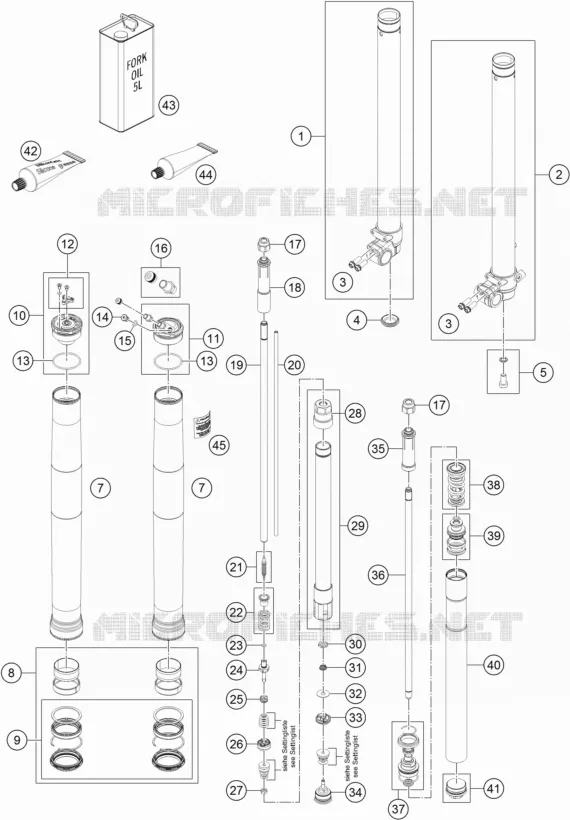 FOURCHE (PIECES)