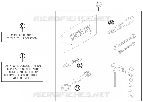 TROUSSE A OUTILS / MANUELS / OPTIONS