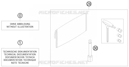 TROUSSE A OUTILS / MANUELS / OPTIONS