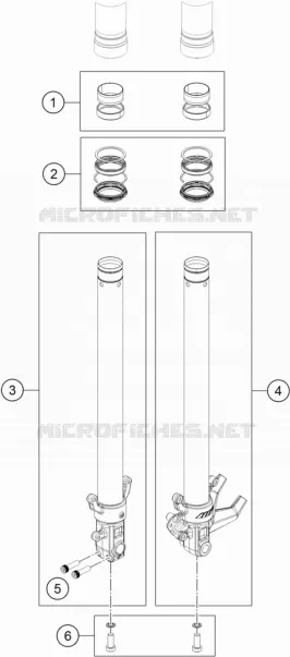 FOURCHE (PIECES)