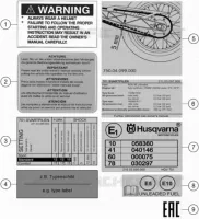 ETIQUETTES INFORMATIONS TECHNIQUES