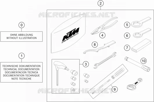 TROUSSE A OUTILS / MANUELS / OPTIONS