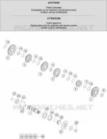 BOITE DE VITESSES - ARBRE SECONDAIRE