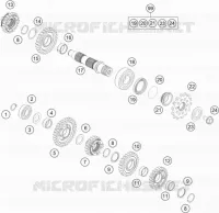 BOITE DE VITESSES - ARBRE SECONDAIRE