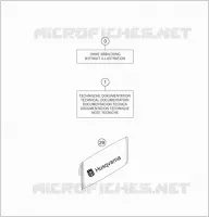 TROUSSE A OUTILS / MANUELS / OPTIONS