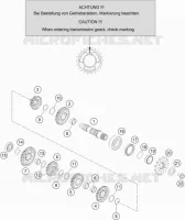 BOITE DE VITESSES - ARBRE SECONDAIRE