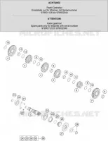 BOITE DE VITESSES - ARBRE SECONDAIRE