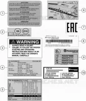 ETIQUETTES INFORMATIONS TECHNIQUES