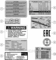 ETIQUETTES INFORMATIONS TECHNIQUES