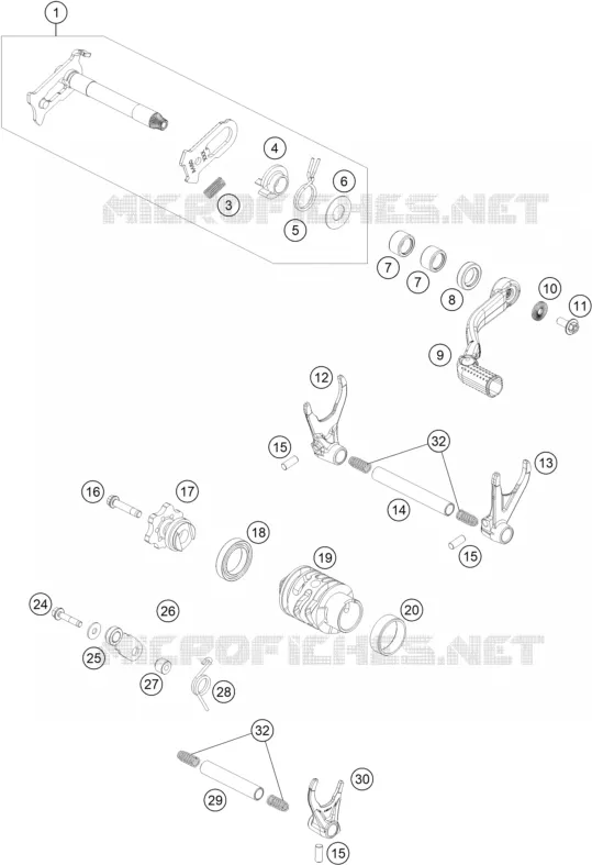 MECANISME DE SELECTION DE VITESSES
