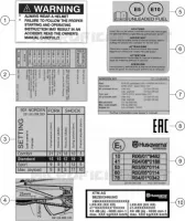 ETIQUETTES INFORMATIONS TECHNIQUES