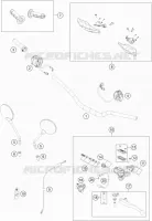GUIDON / COMMANDES  701 husqvarna-moto 2018 701 ENDURO 2