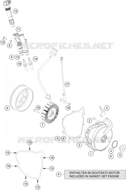 ALLUMAGE Husqvarna Husqvarna 701 2016 701 SUPERMOTO  701 SUPERMOTO