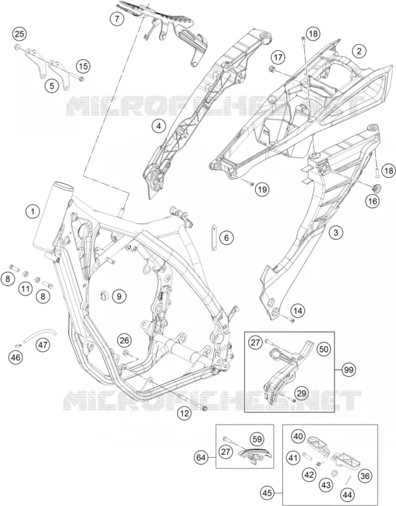 CADRE Husqvarna Husqvarna 250 2016 FE 250  FE 250