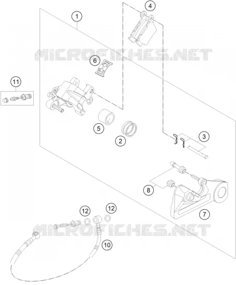 ETRIER DE FREIN AR Husqvarna Husqvarna 150 2017 TE 150  TE 150