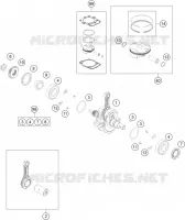 VILEBREQUIN / PISTON  250 husqvarna-moto 2018 FC 250 31