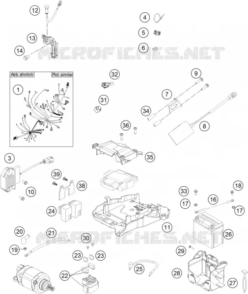 FAISCEAU ELECTRIQUE Husqvarna Husqvarna 250 2014 FC 250  FC 250