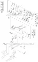 BIELLETTE D'AMORTISSEUR PRO LEVER pour Husqvarna TC 125 de 2018