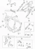 CADRE pour Husqvarna TC 125 de 2018