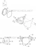 CARTER EMBRAYAGE pour Husqvarna TC 125 de 2018