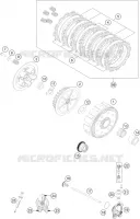 EMBRAYAGE pour Husqvarna TC 125 de 2018
