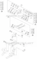 BIELLETTE D'AMORTISSEUR PRO LEVER pour Husqvarna TC 250 de 2018
