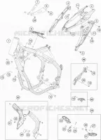 CADRE pour Husqvarna TC 250 de 2018