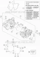 CARTER MOTEUR pour Husqvarna TC 250 de 2018