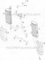 CIRCUIT DE REFROIDISSEMENT pour Husqvarna TC 250 de 2018