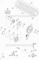 EMBRAYAGE pour Husqvarna TC 250 de 2018