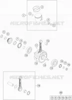 VILEBREQUIN / PISTON pour Husqvarna TC 250 de 2018