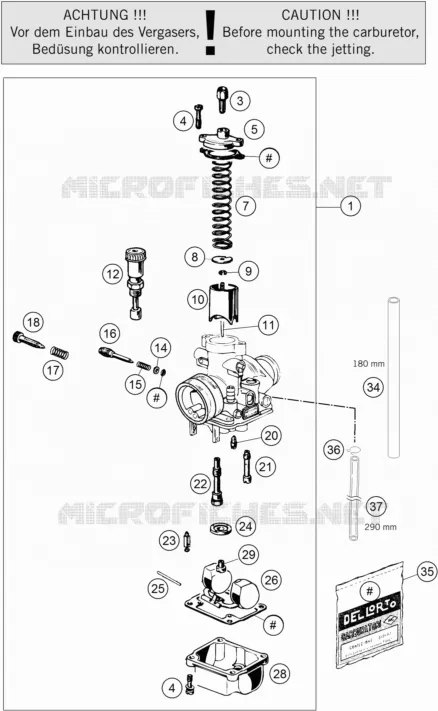 CARBURATEUR Husqvarna Husqvarna 50 2017 TC 50  TC 50