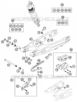 BRAS OSCILLANT  pour Husqvarna TC 85 19/16 de 2014