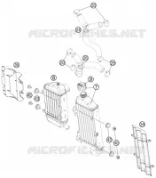 CIRCUIT DE REFROIDISSEMENT pour Husqvarna TC 85 19/16 de 2014