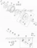 EMBRAYAGE pour Husqvarna TC 85 19/16 de 2014