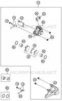 ETRIER DE FREIN AR pour Husqvarna TC 85 19/16 de 2014