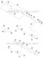 MECANISME DE SELECTION DE VITESSES pour Husqvarna TC 85 19/16 de 2014