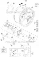 ROUE ARRIERE pour Husqvarna TC 85 19/16 de 2014