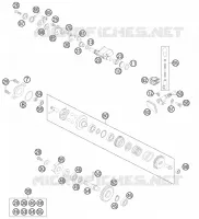 VALVE D'ECHAPPEMENT pour Husqvarna TC 85 19/16 de 2014