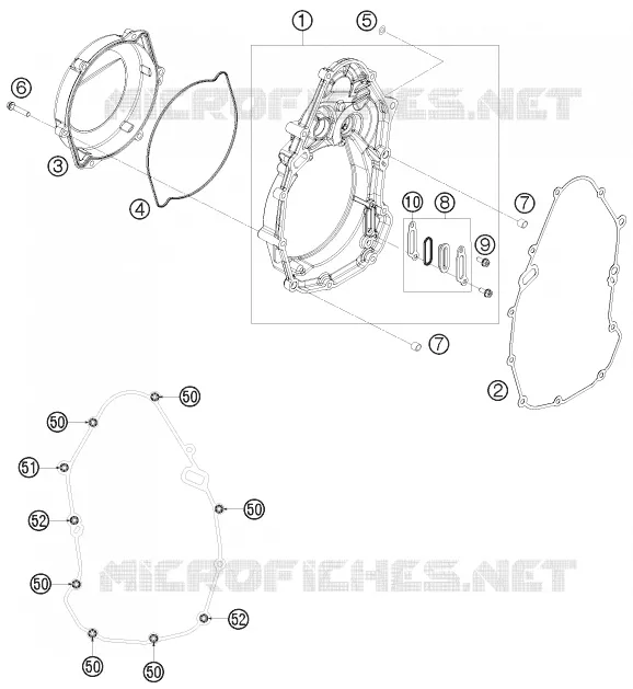 CARTER EMBRAYAGE Husqvarna Husaberg 570 2010 FS 570  FS 570