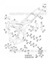 CADRE pour Husqvarna FS 650 E de 2006