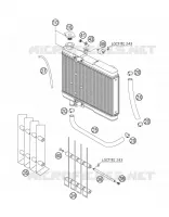 CIRCUIT DE REFROIDISSEMENT pour Husqvarna FS 650 E de 2006