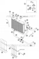 CIRCUIT DE REFROIDISSEMENT pour Husqvarna FS 650 E de 2006