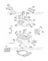 CULASSE pour Husqvarna FS 650 E de 2006