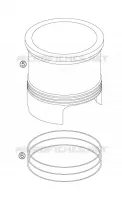 CYLINDRE / CULASSE pour Husqvarna FS 650 E de 2006