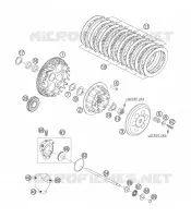 EMBRAYAGE pour Husqvarna FS 650 E de 2006