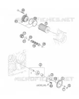 POMPE A HUILE pour Husqvarna FS 650 E de 2006