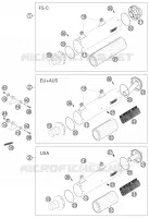 SILENCIEUX D'ECHAPPEMENT pour Husqvarna FS 650 E de 2006