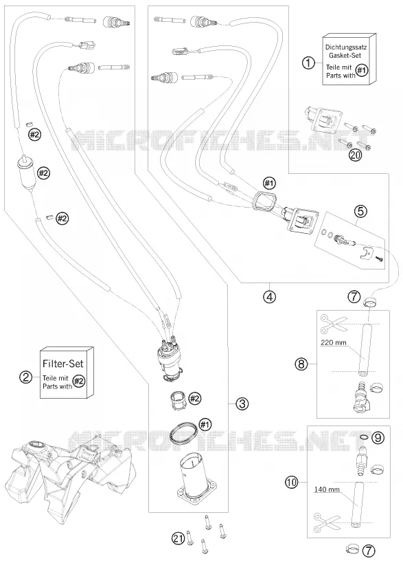 POMPE A ESSENCE Husqvarna Husaberg 570 2011 FE 570  FE 570
